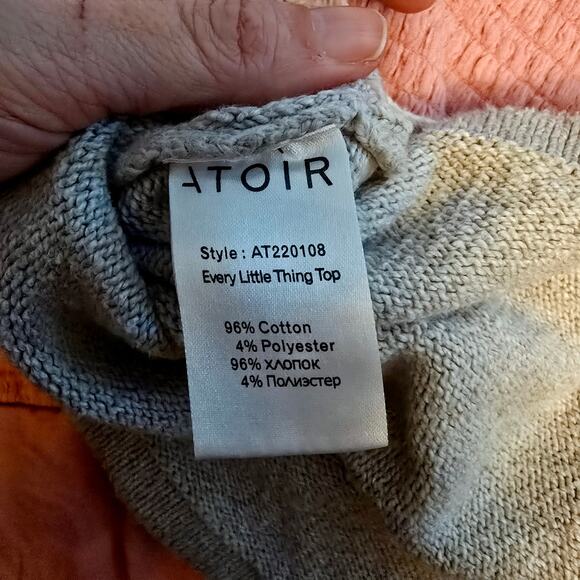 Atoir Every Little Thing Knit Crop Top size 8 - Picture 5 of 5